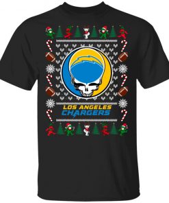 Los Angeles Chargers Grateful Dead Ugly Christmas Sweater, Hoodie