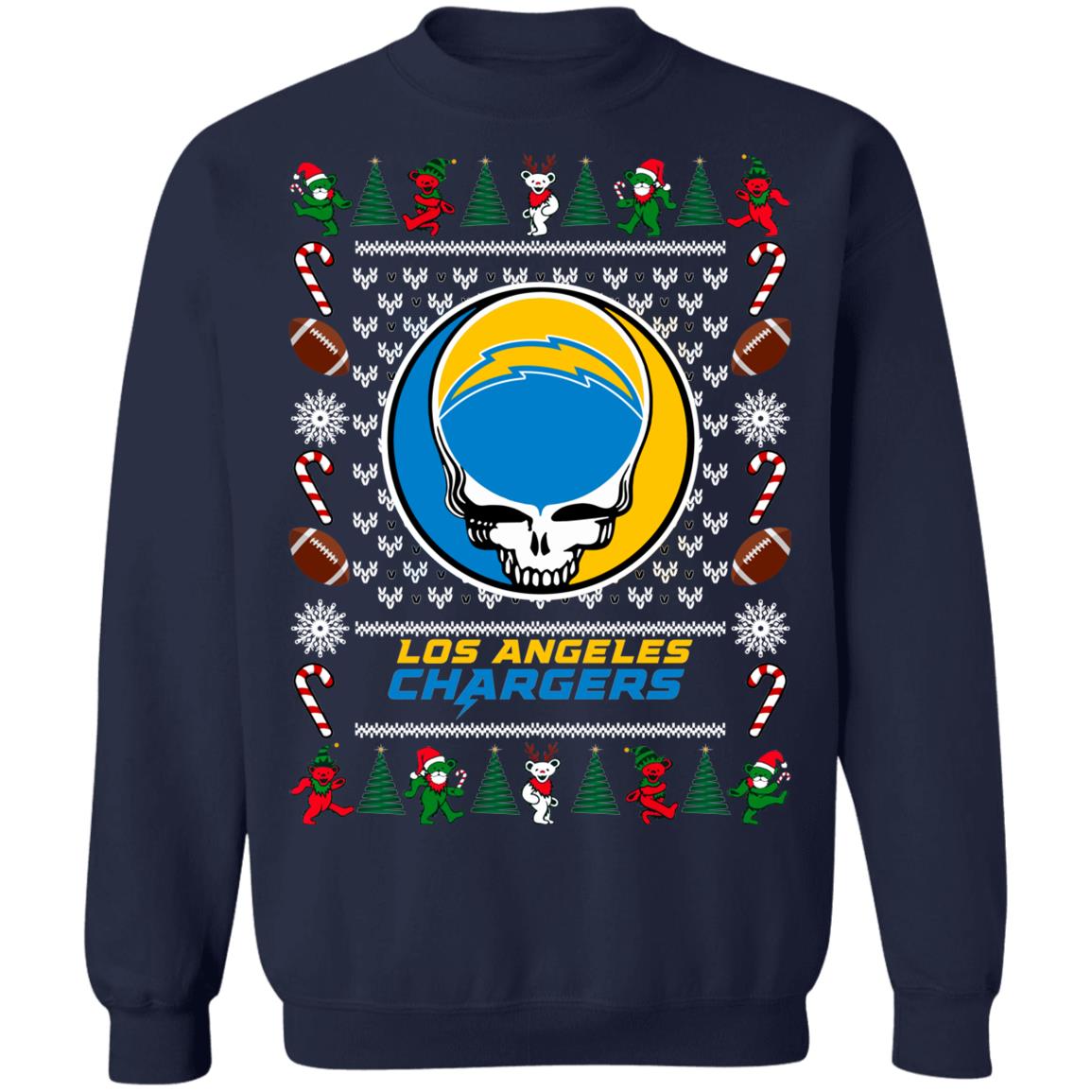 Los Angeles Rams Nfl Custom Name Number Ugly Christmas Sweater - Shibtee  Clothing