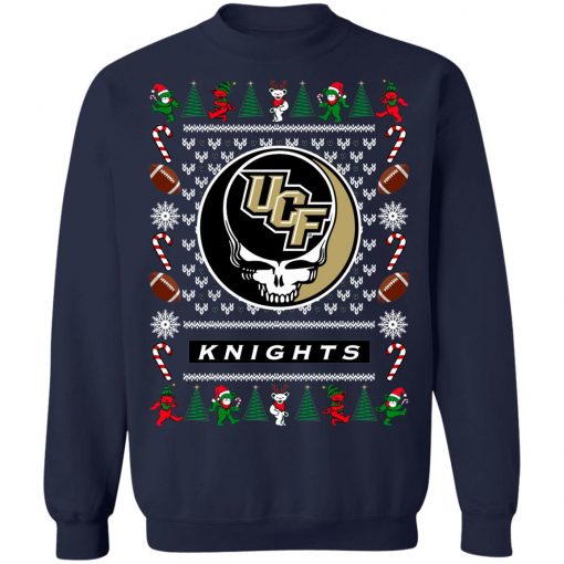 UCF Knights Grateful Dead Ugly Christmas Sweater, Hoodie