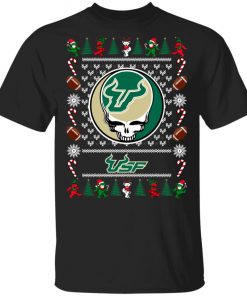 South Florida Bulls Grateful Dead Ugly Christmas Sweater, Hoodie