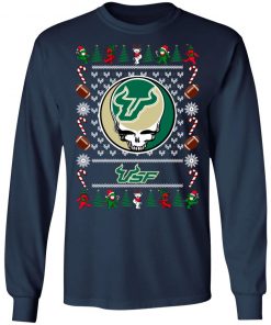 South Florida Bulls Grateful Dead Ugly Christmas Sweater, Hoodie