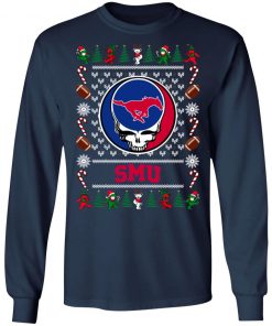 SMU Mustangs Grateful Dead Ugly Christmas Sweater, Hoodie