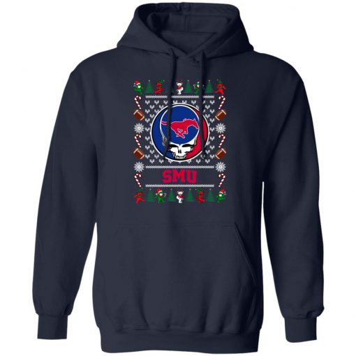 SMU Mustangs Grateful Dead Ugly Christmas Sweater, Hoodie