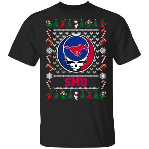 SMU Mustangs Grateful Dead Ugly Christmas Sweater, Hoodie