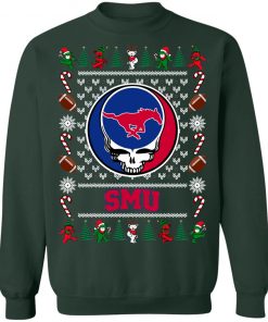 SMU Mustangs Grateful Dead Ugly Christmas Sweater, Hoodie