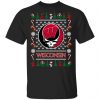 Wisconsin Badgers Grateful Dead Ugly Christmas Sweater, Hoodie