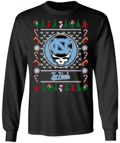North Carolina Tar Heels Grateful Dead Ugly Christmas Sweater, Hoodie
