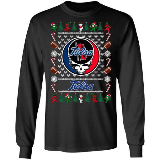 Tulsa Golden Hurricane Grateful Dead Ugly Christmas Sweater, Hoodie