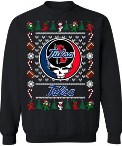 Tulsa Golden Hurricane Grateful Dead Ugly Christmas Sweater, Hoodie