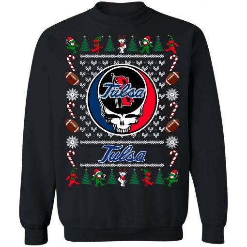 Tulsa Golden Hurricane Grateful Dead Ugly Christmas Sweater, Hoodie