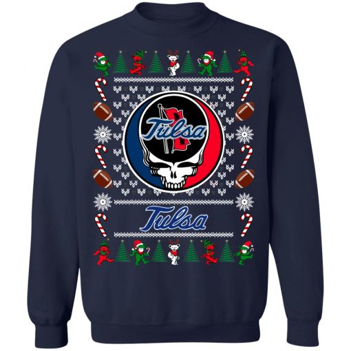 Tulsa Golden Hurricane Grateful Dead Ugly Christmas Sweater, Hoodie