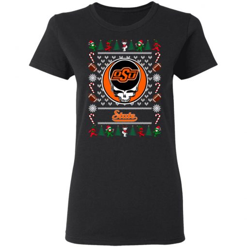 Oklahoma State Cowboys Grateful Dead Ugly Christmas Sweater, Hoodie