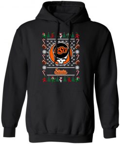 Oklahoma State Cowboys Grateful Dead Ugly Christmas Sweater, Hoodie