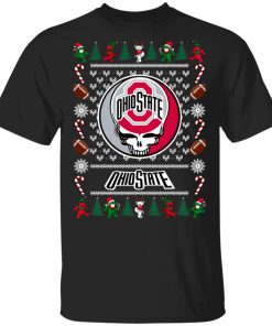 Ohio State Grateful Dead Ugly Christmas Sweater, Hoodie