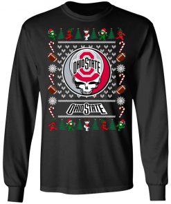 Ohio State Grateful Dead Ugly Christmas Sweater, Hoodie