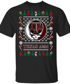 Texas A_M Grateful Dead Ugly Christmas Sweater, Hoodie