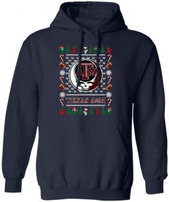 Texas A_M Grateful Dead Ugly Christmas Sweater, Hoodie