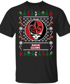 Louisiana Ragin_ Cajuns Grateful Dead Ugly Christmas Sweater, Hoodie