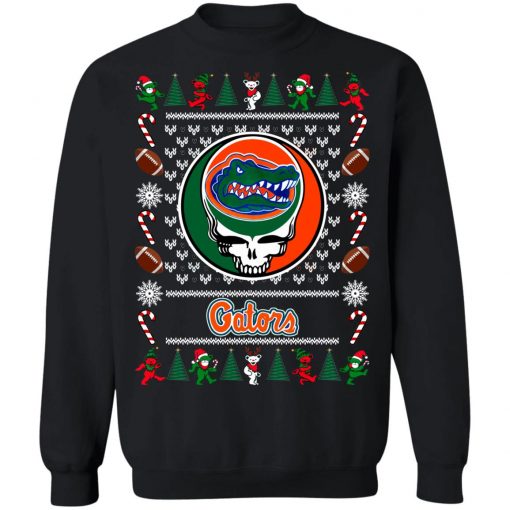 Florida Gator Grateful Dead Ugly Christmas Sweater, Hoodie