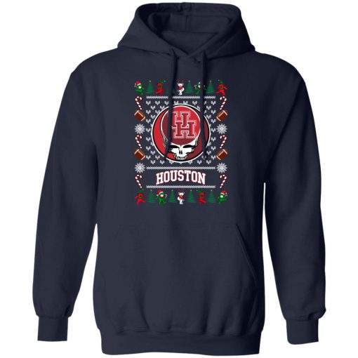 Houston Cougars Grateful Dead Ugly Christmas Sweater, Hoodie