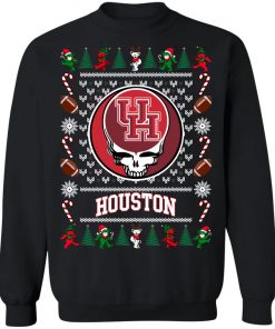 Houston Cougars Grateful Dead Ugly Christmas Sweater, Hoodie