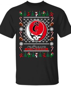 Cincinnati Bearcats Grateful Dead Ugly Christmas Sweater, Hoodie