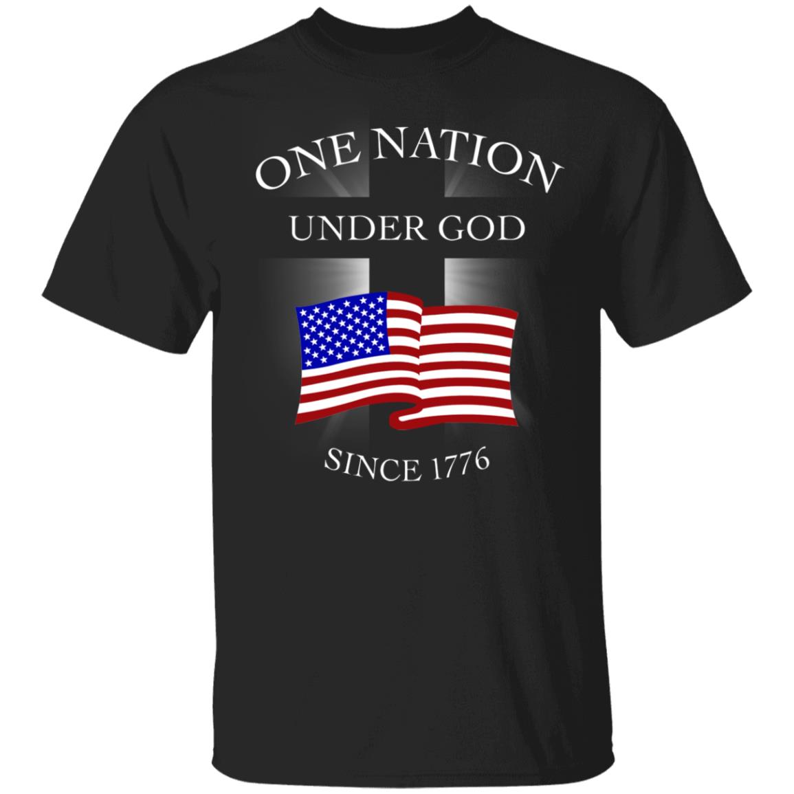 one nation under god harley shirt