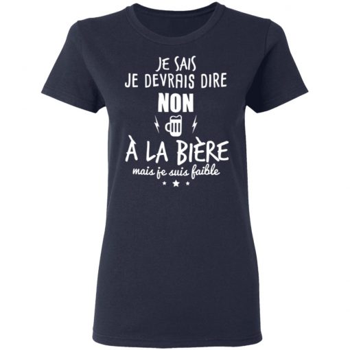 Je Devrais Dire Non A? La Bie?re Shirt