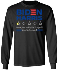 One Star Rating Review Biden Harris Funny Anti Biden Harris 2020 Shirt