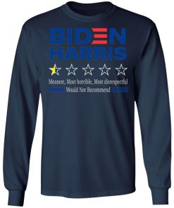 One Star Rating Review Biden Harris Funny Anti Biden Harris 2020 Shirt