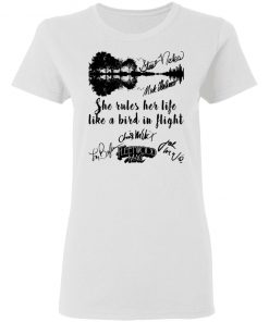 Fleetwood Mac She Rules Her Life Like A Bird In Flight Signatures Shirt