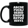 Joe Biden Alphabet ABCDE FUCKJ Mug, Coffee Mug, Travel Mug