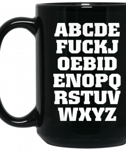 Joe Biden Alphabet ABCDE FUCKJ Mug, Coffee Mug, Travel Mug