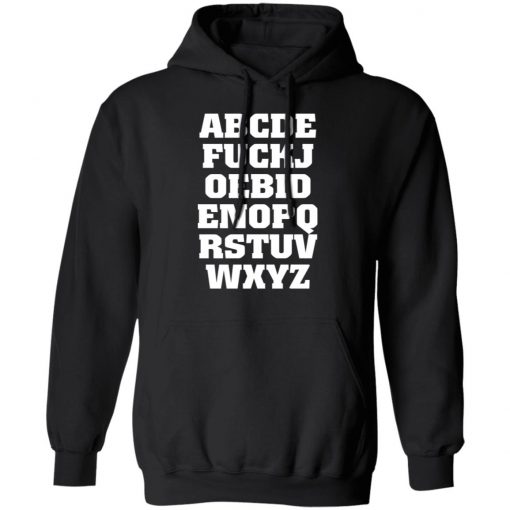 Joe Biden Alphabet ABCDE FUCKJ Shirt