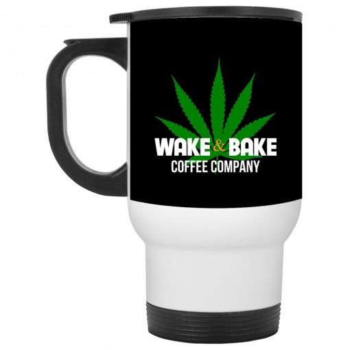 Wake And Bake Coffee Company Mug, Coffee Mug, Travel Mug