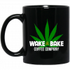 Wake And Bake Coffee Company Mug, Coffee Mug, Travel Mug