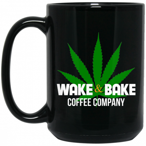 Wake And Bake Coffee Company Mug, Coffee Mug, Travel Mug