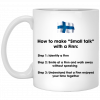 How To Make Small Talk With A Finn Mug, Coffee Mug, Travel Mug