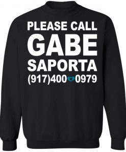 Please Call Gabe Saporta Shirt