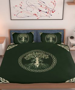 Irish Celtic Tree Art Bedding Set