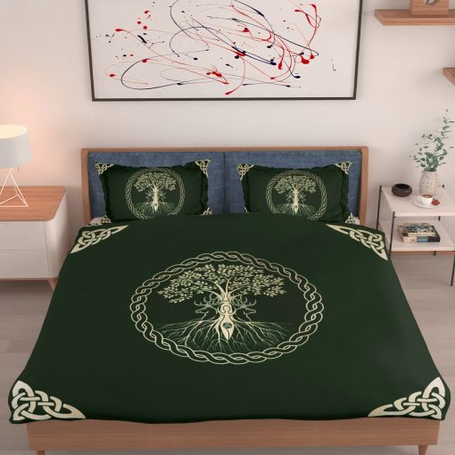 Irish Celtic Tree Art Bedding Set