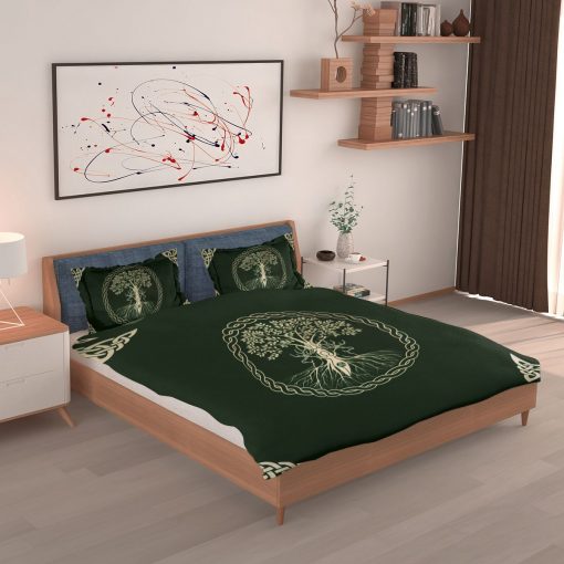 Irish Celtic Tree Art Bedding Set