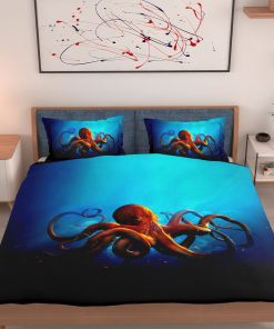 Octopus In Ocean Bedding Set