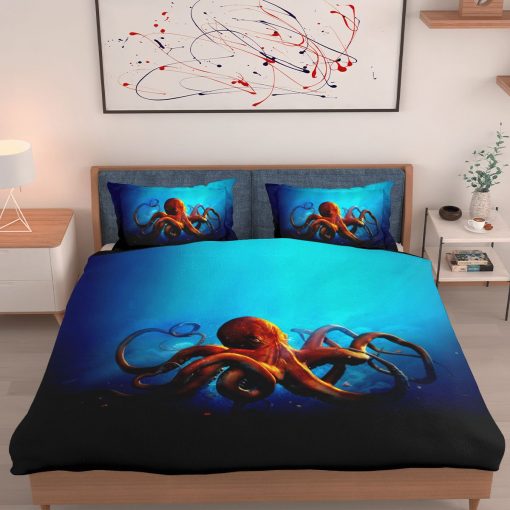 Octopus In Ocean Bedding Set