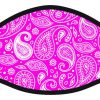 Paisley Pink Bandana Face Mask