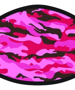 Red Pink Camouflage Camo Designed Army Face Mask