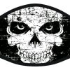 Skull Face Skeleton Black Mask