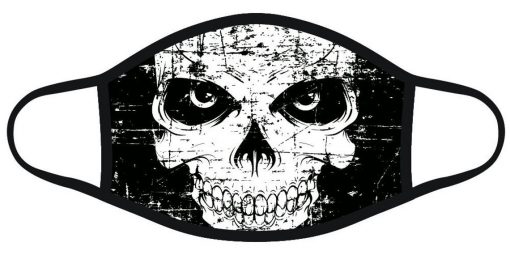 Skull Face Skeleton Black Mask