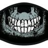 Skull Mouth Black Face Mask Reusable