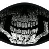 Skull Mouth Shadow Black Face Mask